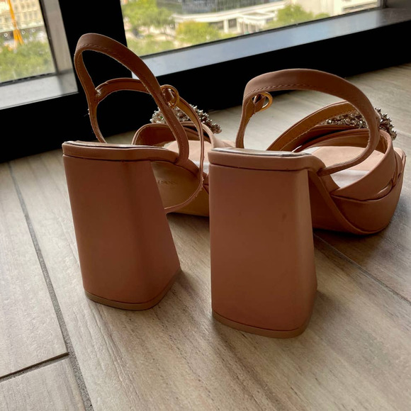 Zara Rhinestone Platform Heels - Picture 4 of 6